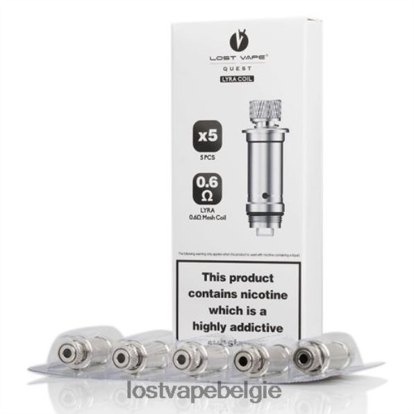 Lost Vape Lyra vervangingsspoelen (5-pack) gaasspoel 0,6ohm T44F2T391 - Lost Vape Price