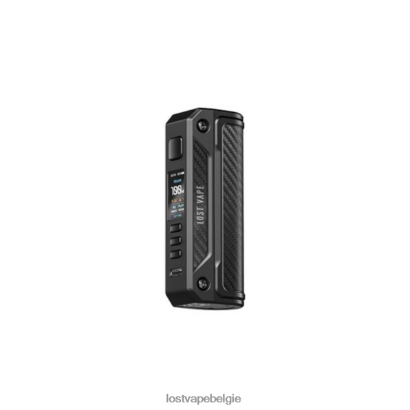 Lost Vape Thelema solo 100w mod zwart/koolstofvezel T44F2T252 - Lost Vape Flavors België