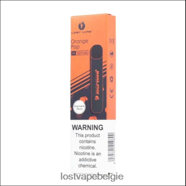 Lost Vape Mana stok wegwerp | 300 trekjes | 1,2 ml oranje pop 5% T44F2T523 - Lost Vape Wholesale